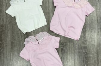 [🆕🇻🇳] RiceMilk Kids – thời trang trẻ em xuất khẩu 😎❤️️⭐️ Áo cộc đáp ren #Modis dư xịn. Áo cotton mềm mát, đáp ren cầu kì. 2 màu đẹp nhất r ạ. Hàng dư nên một số áo nhà máy gắn nhầm tag, bên e đã đo lại cẩn thẩn r , shares-0✔️ , likes-2❤️️ , date-2025-02-23 17:23:42🇻🇳🇻🇳🇻🇳📰🆕