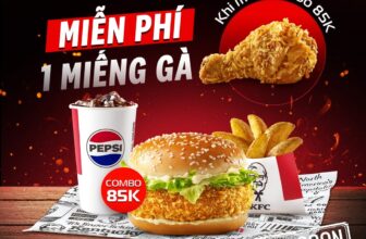 [🆕🇻🇳] KFC Vietnam 🍔 Top1Food 🍜 SIÊU SALE RỒI NÈ MẤY NGƯỜI ĐẸPKhông nói nhiều, MIỄN PHÍ 1 MIẾNG GÀ RÁN khi mua combo 85K gồm 1 Burger Tôm + 1 Khoai Tây Múi Cau (Vừa) + 1 Pepsi (Lớn), shares-101✔️ , likes-38K❤️️ , date-2025-02-24 17:00:06🇻🇳🇻🇳🇻🇳📰🆕