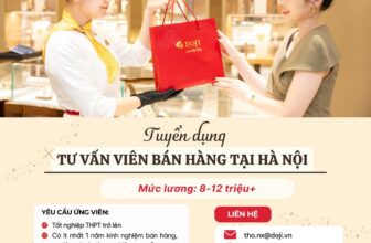 [💼🇻🇳] Tuyển Dụng DOJI 👁 Top1Jobs👥  TUYỂN DỤNG TƯ VẤN VIÊN BÁN HÀNG TRANG SỨC – THU NHẬP HẤP DẪN
(Thu nhập từ 8.000.000-12.000.000 +++/tháng)Địa điểm làm việc: , shares-0✔️ , likes-4❤️️ , date-2025-02-26 17:51:08🇻🇳🇻🇳🇻🇳📰🆕