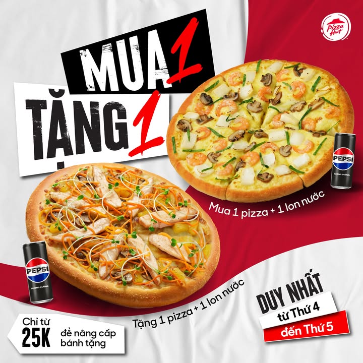 [🍕🇻🇳] Pizza Hut Việt Nam 🍕 Top1Pizza – no1Pizza 🥘 – ️🌟 Cuối Tháng Bùng Nổ, Dọn Chỗ Đón Deal Hời 

🌟 Ưu Đãi MUA 01 TẶNG 01


 …