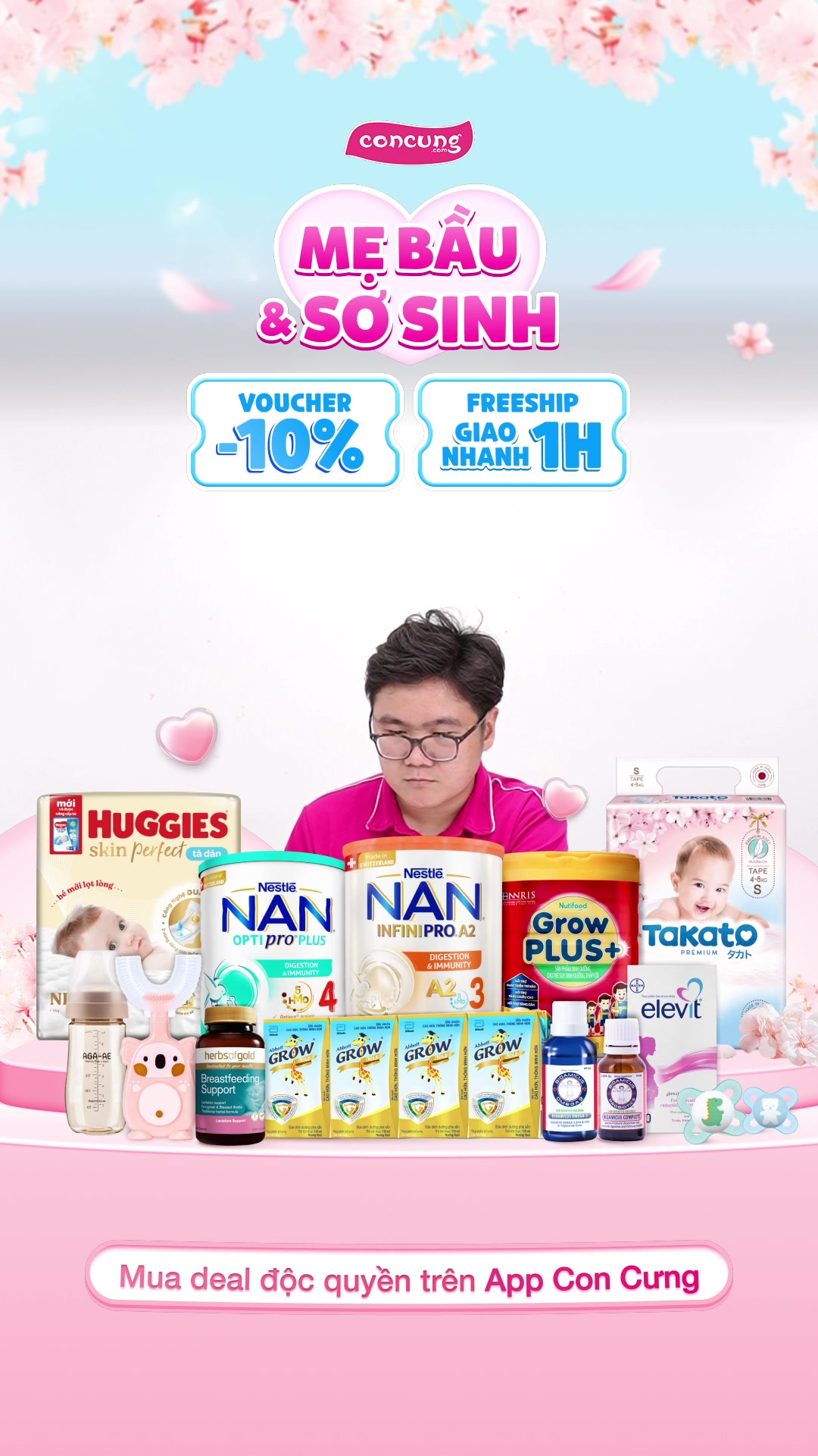 [👶🇻🇳] Con Cưng – Mang đến những sản phẩm tốt nhất cho trẻ em Việt Nam 😎❤️️⭐️ – Xem ngay tại: https://concung.vn/spagix✨Ưu đãi 50% khi mua TPBVSK Herbs of Gold (Pregn …