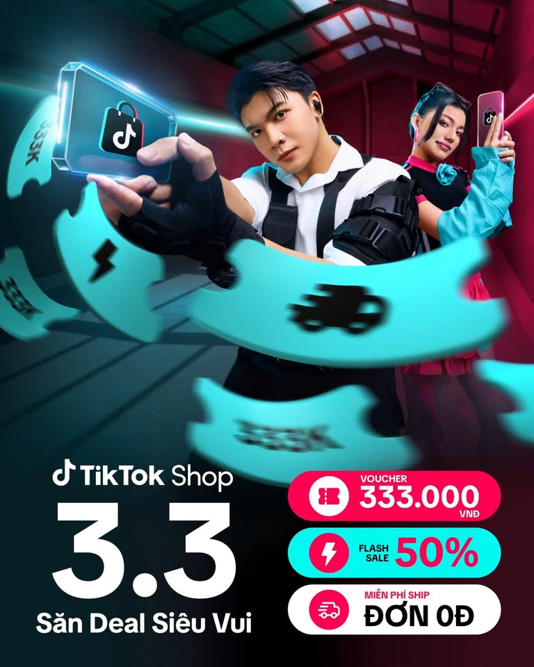 [🆕🇻🇳] TikTok Shop Vietnam  – Where Entertainment meets Commerce ♥️️ Top1Index 📚   TIKTOK SHOP 3.3 – SĂN DEAL SIÊU VUI, KHUI NGÀN ĐƠN KHỦNG  

 TikTok Shop cho bạn 4 tỉ để kêu bạn biến…. biến ngay thành thợ săn deal luyện để đến phá đảo  , shares-0✔️ , likes-18❤️️ , date-2025-02-26 04:31:18🇻🇳🇻🇳🇻🇳📰🆕