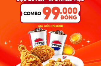 [🆕🇻🇳] KFC Vietnam 🍔 Top1Food 🍜  KFC DEAL CỰC HỜI – COMBO 7 MÓN CHỈ 99K!Mở ứng dụng ShopeeFood săn ngay:
Combo ngon hết sẩy – giá giảm cực mê!
2 Miếng Gà Rán
1 Mì Ý Gà Viên
2 Viê , shares-15✔️ , likes-345❤️️ , date-2025-03-22 17:00:57🇻🇳🇻🇳🇻🇳📰🆕