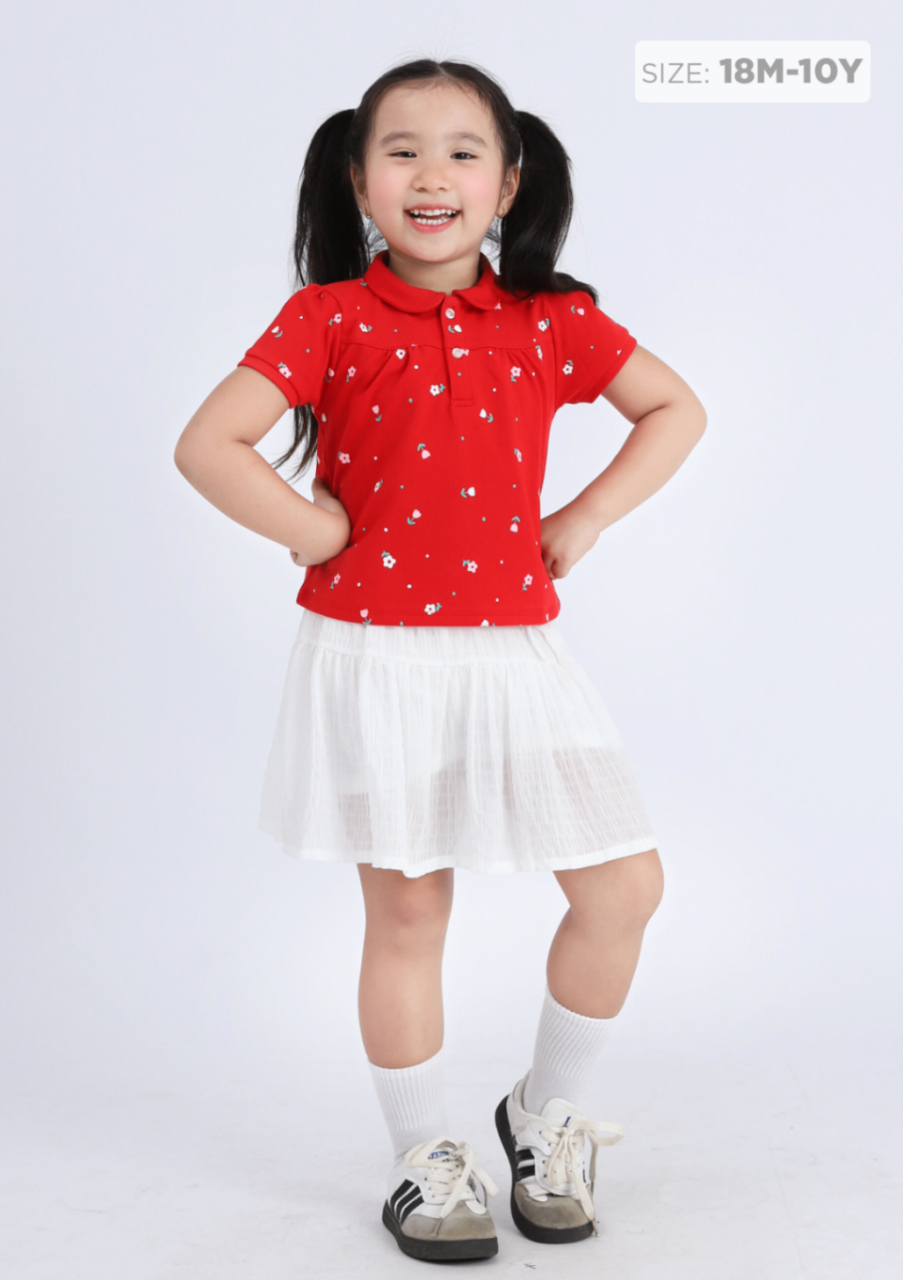 [🛒🇻🇳]Áo Polo Ngắn Tay Bé Gái Đỏ Họa Tiết Hoa Nhỏ - Khác , SKU - B-GC-PL04N-02-3DO-18M-2Y - baababy.com.vn 🇻🇳🛒Top1Shop🛒 🇻🇳Top1Vietnam🇻🇳 🛍🛒🇻🇳