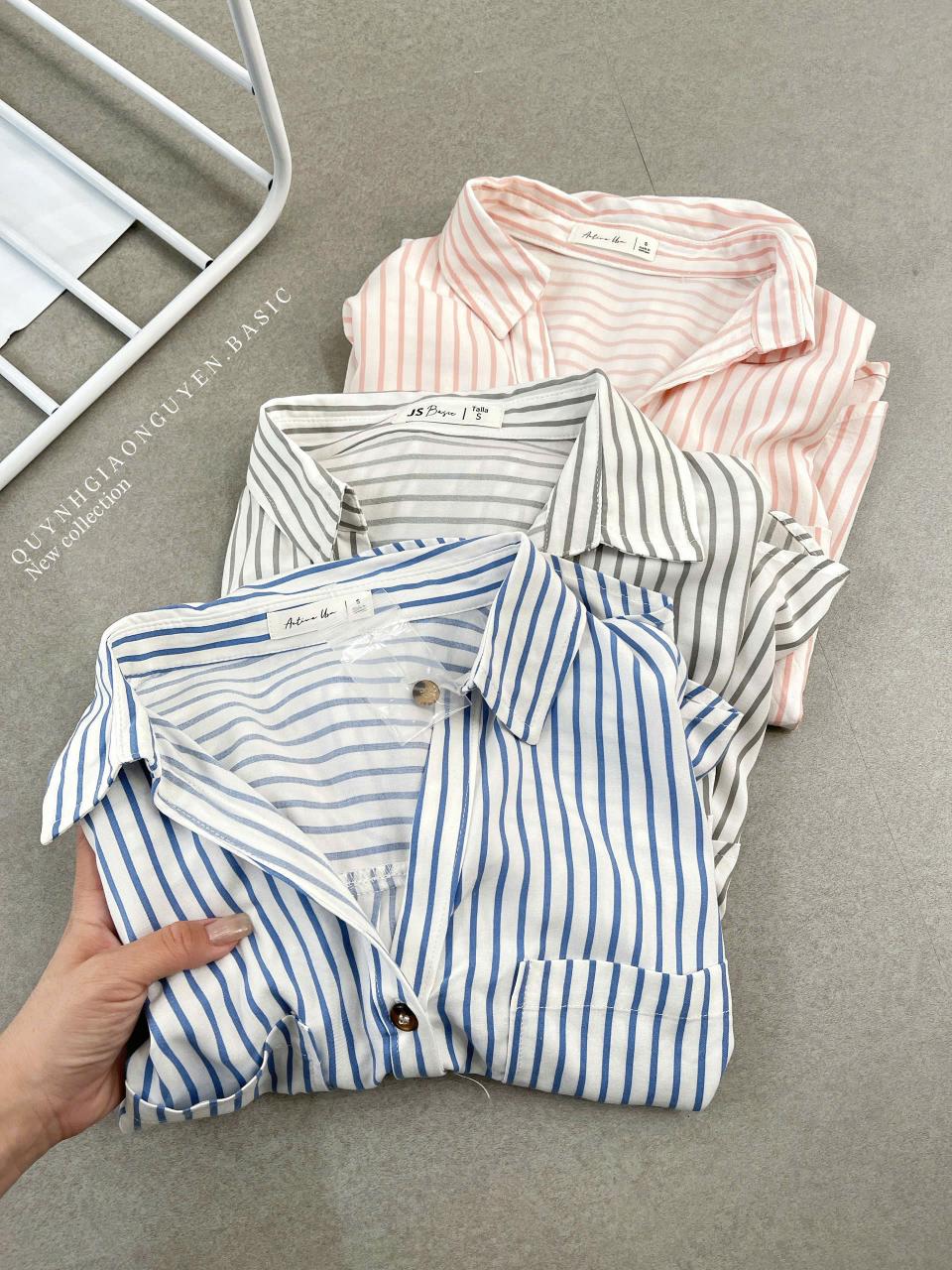 [🛒🇻🇳]Áo sơ mi sọc ( XANH ) – , SKU – – quynhgiaonguyen.vn 🇻🇳🛒Top1Shop🛒 🇻🇳Top1Vietnam🇻🇳 🛍🛒🇻🇳