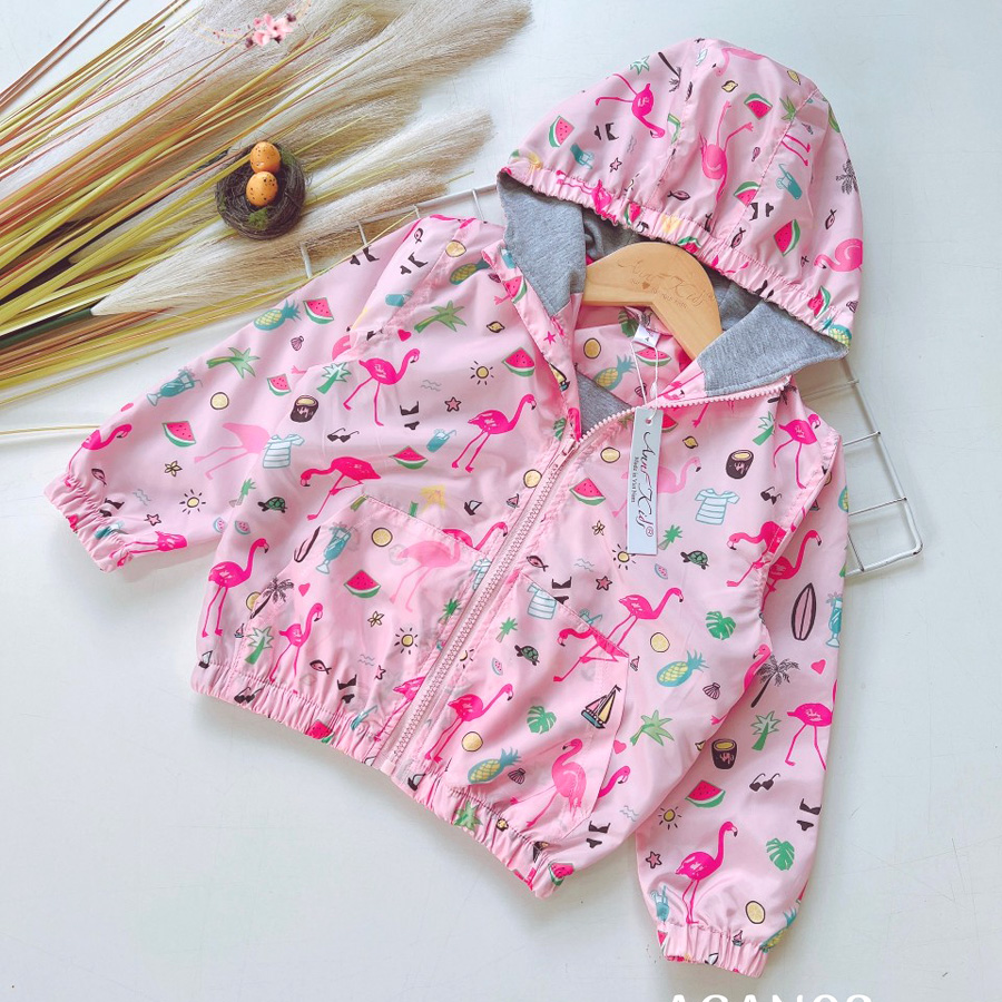 [🛒🇻🇳][7kg-32kg] Áo khoác gió lót thun cotton cho bé gái hàng VN từ 23kg đến 44kg hình hồng hạc – The Childrens Place , SKU – AK148-L6 – besanhdieu.com 🇻🇳🛒Top1Shop🛒 🇻🇳Top1Vietnam🇻🇳 🛍🛒🇻🇳
