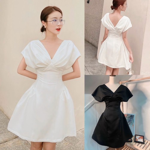 [🛒🇻🇳]Đầm Váy Xòe Tay Cánh Dơi Trắng & Đen Sang Chảnh Dự Tiệc Dạo Phố Chụp Hình BY8500 – , SKU – 33_114557397 – sendo.vn 🇻🇳🛒Top1Shop🛒 🇻🇳Top1Vietnam🇻🇳 🛍🛒🇻🇳