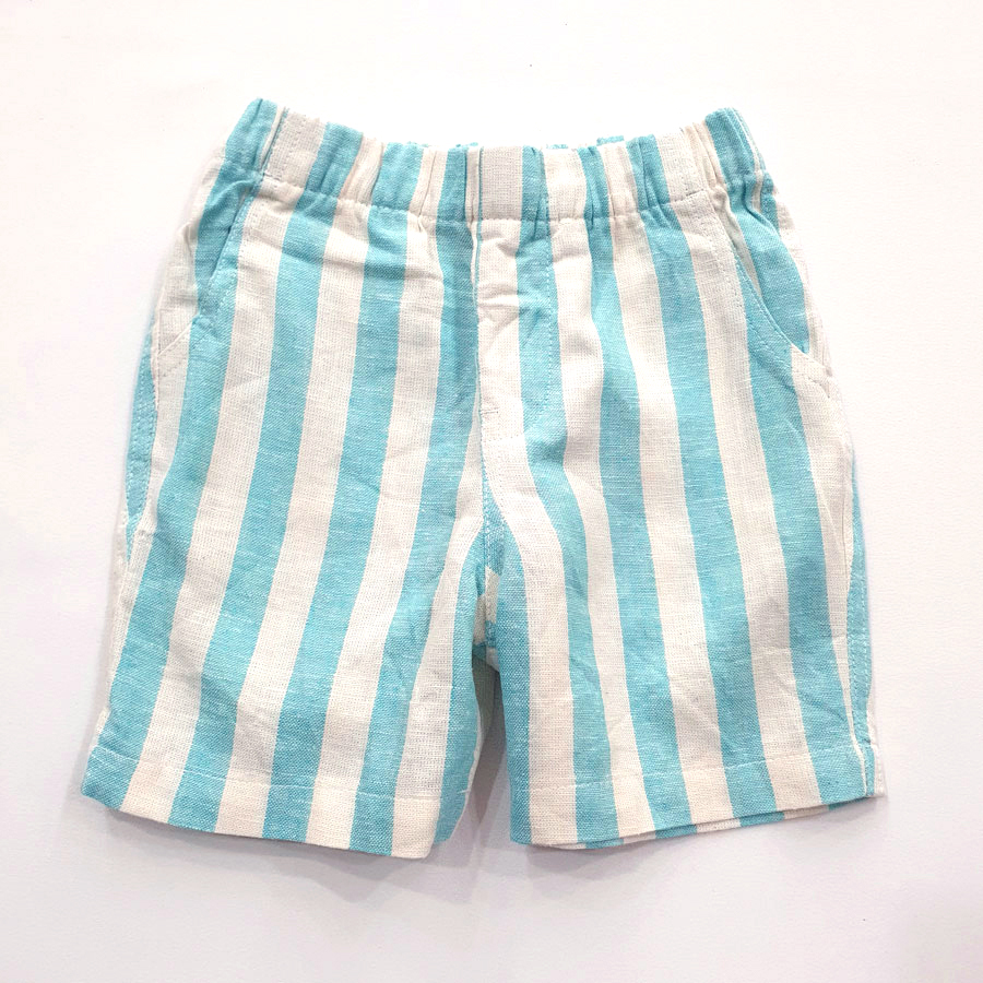 [🛒🇻🇳][12kg-17kg] Quần short linen mỏng mềm hàng xuất xịn cực đẹp màu sọc xanh ngọc - , SKU - QN379-5 - besanhdieu.com 🇻🇳🛒Top1Shop🛒 🇻🇳Top1Vietnam🇻🇳 🛍🛒🇻🇳