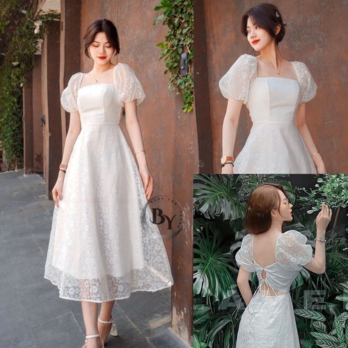[🛒🇻🇳]Đầm Váy Ren Hoa Nổi Trắng Hở Lưng Dịu Dàng Dự Tiệc Dạo Phố BY8462 – , SKU – 33_114530998 – sendo.vn 🇻🇳🛒Top1Shop🛒 🇻🇳Top1Vietnam🇻🇳 🛍🛒🇻🇳