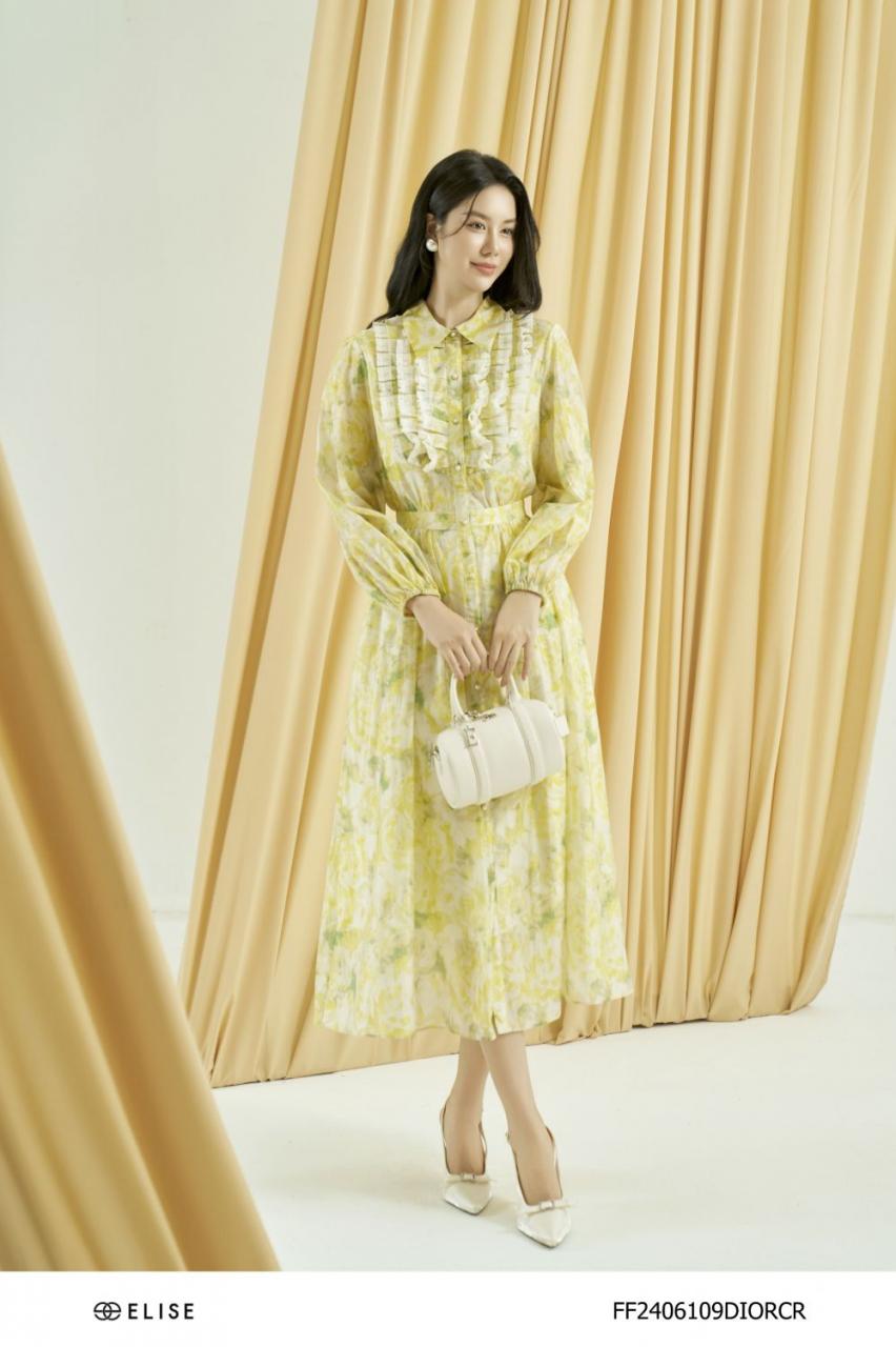 [🛒🇻🇳]ĐẦM TƠ NHĂN HOA NỀN KEM NGỰC PHỦ BÈO – , SKU – FF2406109DIORCR – elise.vn 🇻🇳🛒Top1Shop🛒 🇻🇳Top1Vietnam🇻🇳 🛍🛒🇻🇳