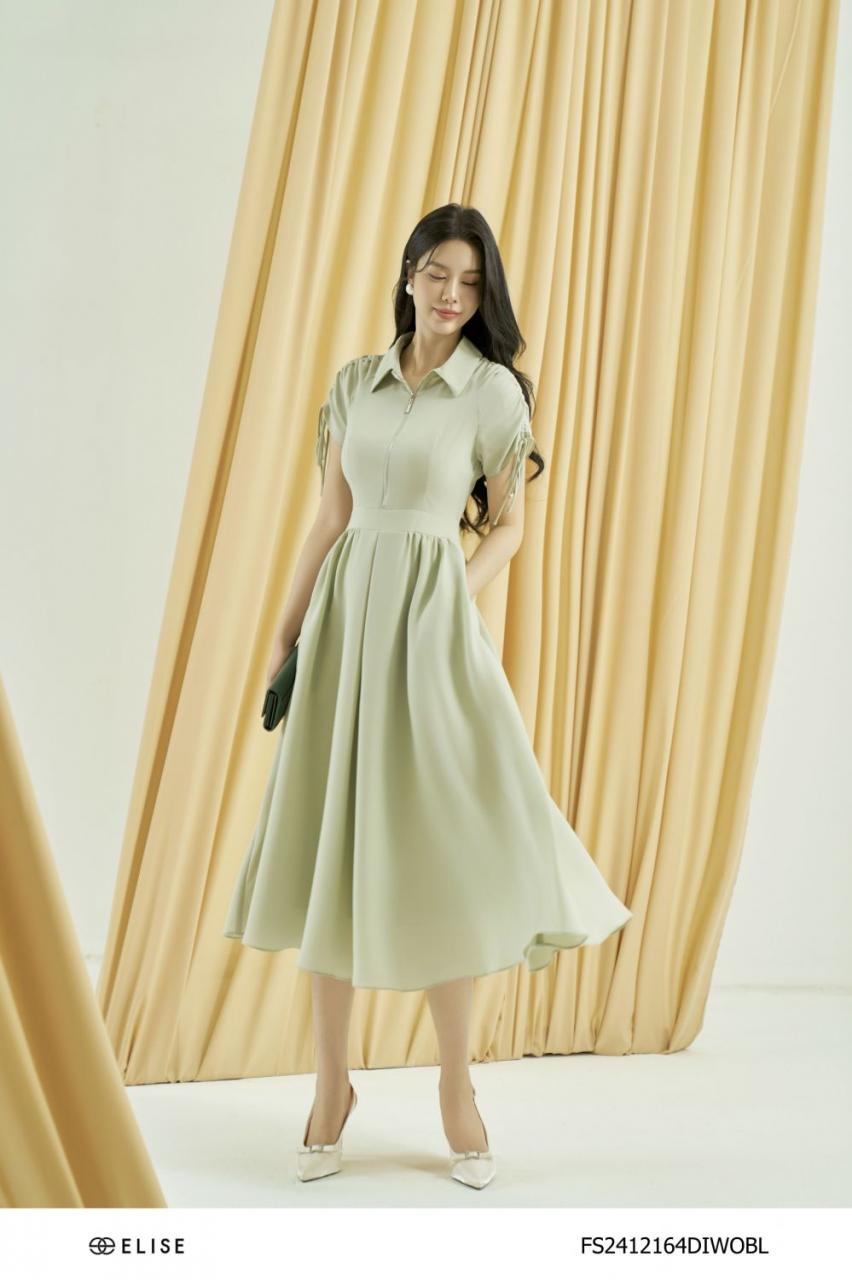 [🛒🇻🇳]ĐẦM XANH BẠC HÀ RÚT DÂY VAI – , SKU – FS2412164DIWOBL – elise.vn 🇻🇳🛒Top1Shop🛒 🇻🇳Top1Vietnam🇻🇳 🛍🛒🇻🇳