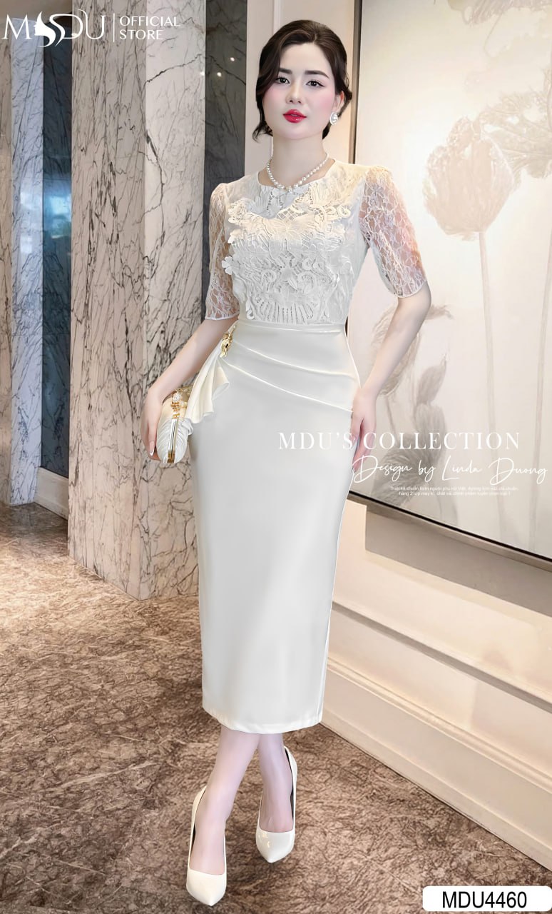[🛒🇻🇳]Váy Thiết Kế MDU4460 Cổ Tròn Thanh Lịch Hoa Thuê Tinh Xảo – , SKU – – mdufashion.com 🇻🇳🛒Top1Shop🛒 🇻🇳Top1Vietnam🇻🇳 🛍🛒🇻🇳
