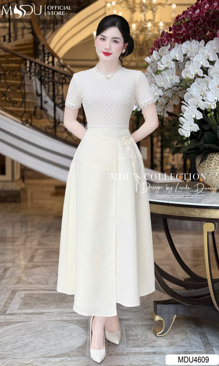 [🛒🇻🇳]Váy Thiết Kế MDU4609 Dáng Váy Xòe Nhẹ Thắt Lưng Nơ Tinh Tế – , SKU – – mdufashion.com 🇻🇳🛒Top1Shop🛒 🇻🇳Top1Vietnam🇻🇳 🛍🛒🇻🇳