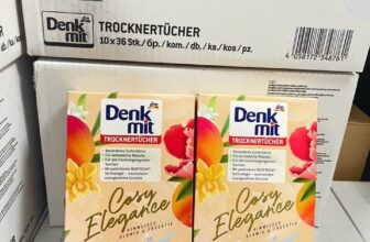 [🆕🇻🇳] Lemon & Mom – Đồ gia đình nhập khẩu 🧑‍🧒❤️️👶⭐️  GIẤY THƠM DENKMIT
Xuất xứ : Đức
Giá 85k/1 hộp
– Thành phần của giấy thơm có chứa sẽ giúp loại bỏ những mùi ẩm mốc, khó chịu bám trên áo quần của bạn ng , shares-2✔️ , likes-1❤️️ , date-2024-01-19 22:07:42🇻🇳🇻🇳🇻🇳📰🆕