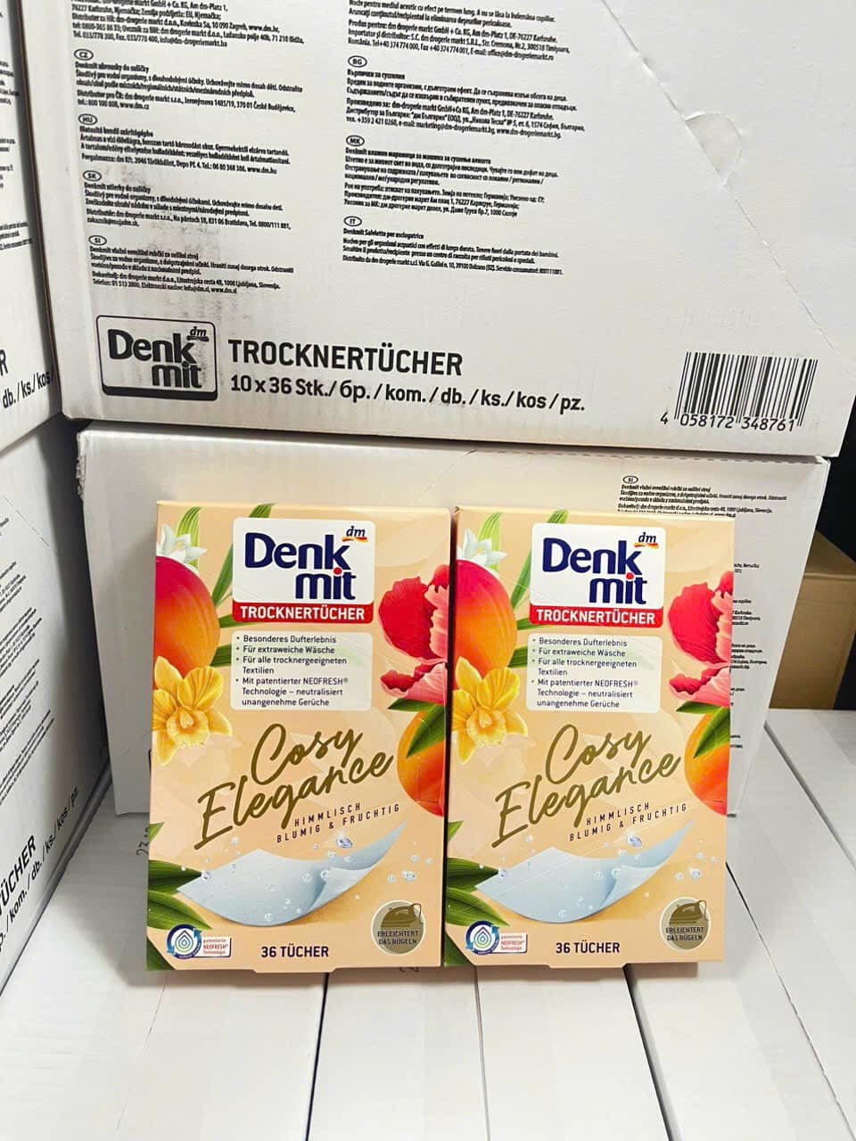 [🆕🇻🇳] Lemon & Mom – Đồ gia đình nhập khẩu 🧑‍🧒❤️️👶⭐️  GIẤY THƠM DENKMIT
Xuất xứ : Đức
Giá 85k/1 hộp
– Thành phần của giấy thơm có chứa sẽ giúp loại bỏ những mùi ẩm mốc, khó chịu bám trên áo quần của bạn ng , shares-2✔️ , likes-1❤️️ , date-2024-01-19 22:07:42🇻🇳🇻🇳🇻🇳📰🆕