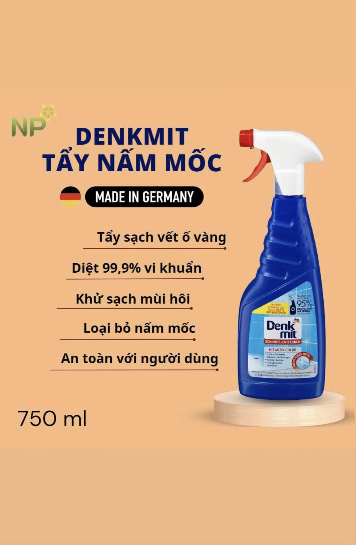 [🆕🇻🇳] Lemon & Mom – Đồ gia đình nhập khẩu 🧑‍🧒❤️️👶⭐️  DUNG DỊCH KHỬ TRÙNG NẤM MỐC DIỆT KHUẨN DENKMIT
chai siêu to 750ml
Giá 120k/1 chai
Bình xịt tẩy nấm mốc Bref nội địa Đức, công dụng tẩy cực mạnh, ti , shares-0✔️ , likes-2❤️️ , date-2024-01-19 17:21:01🇻🇳🇻🇳🇻🇳📰🆕