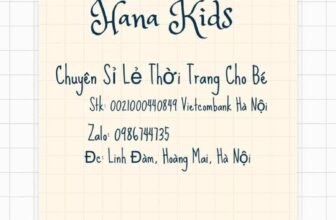 [🆕🇻🇳] ͏Hana Kids – Thời trang bé yêu 🧑‍🧒❤️️👶⭐️ Hana Kids – Thời trang bé yêu đã cập nhật ảnh bìa của họ.
, shares-0✔️ , likes-8❤️️ , date-2022-03-26 22:46:05🇻🇳🇻🇳🇻🇳📰🆕