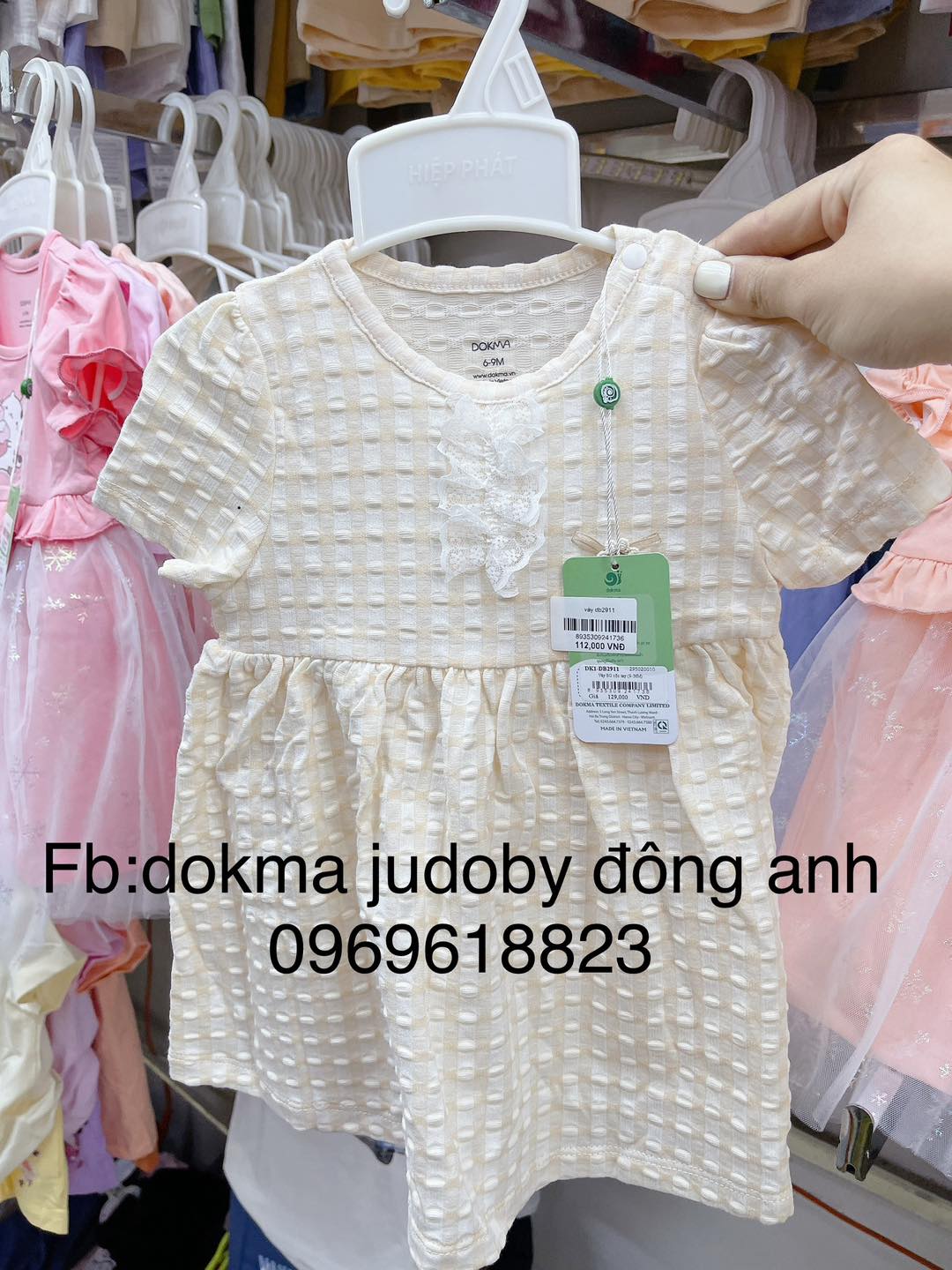 [🆕🇻🇳] Dokma&Judoby – Chuyên đồ sơ sinh 🧑‍🧒❤️️👶⭐️  Váy dokma db2911

Giá :  129k còn 112k

Size : 6-9m,9-12m,12-18m,18-24m,24-36m

 số 7-tổ 10 -z153-tt đông anh
(Qua sân bóng ấp tó)

 , shares-0✔️ , likes-0❤️️ , date-2025-02-08 19:36:13🇻🇳🇻🇳🇻🇳📰🆕