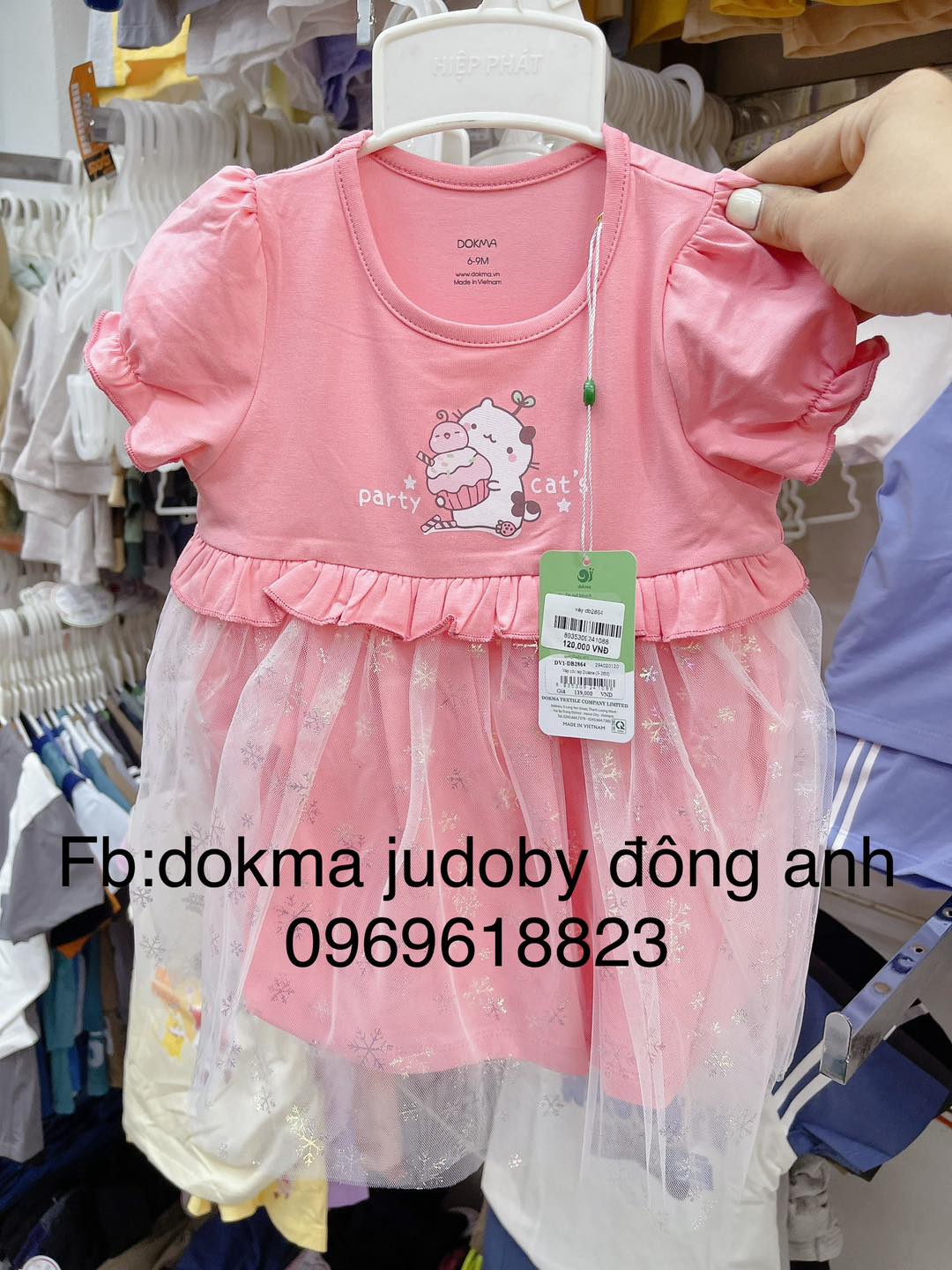 [🆕🇻🇳] Dokma&Judoby – Chuyên đồ sơ sinh 🧑‍🧒❤️️👶⭐️  Váy dokma db2864

Giá :  139k còn 120k

Size : 6-9m,9-12m,12-18m,18-24m,24-36m

 số 7-tổ 10 -z153-tt đông anh
(Qua sân bóng ấp tó)

 , shares-0✔️ , likes-0❤️️ , date-2025-02-08 19:34:16🇻🇳🇻🇳🇻🇳📰🆕