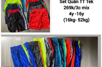 [🆕🇻🇳]  Yuri Misu – Chuyên Chuyên Quần áo Trẻ em Vnxk , Original, authentic, Cambo xuất khẩu 😎❤️️⭐️  Set quần thể thao Tek/Rulles xuất Mỹ cho mấy ông nhỏ. Đáng nên có cho mùa hè năm nay.
Chốt đơn nhanh còn hàng khách ơi . Chỉ hơn 80k 1 cái thôi đó ahCh , shares-0✔️ , likes-2❤️️ , date-2025-03-09 18:03:09🇻🇳🇻🇳🇻🇳📰🆕