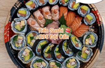 [🆕🇻🇳] Tiến sushi  (Tiến Nhật- Thuỷ sushi) – Bán ăn tại quán, nhận ship hàng và mua mang về 🍔 Top1Food  🍜 Tiến sushiBán ăn tại quán và nhận ship về tận nơi
Tặng súp hoặc salad khi đặt bàn ăn tại quán
Nhận mix set theo yêu cầu034.512.8898
295 Đội cấn- Ba đì , shares-0✔️ , likes-1❤️️ , date-2025-03-07 16:17:40🇻🇳🇻🇳🇻🇳📰🆕
