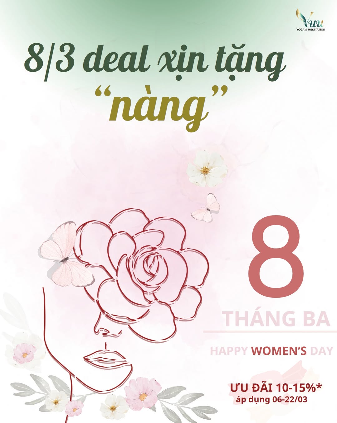 [???] Vuu Centre – Yoga & Meditation Quận 2 ? Top1Yoga ??‍♀️ 8/3 – Deal Xịn Tặng Nàng: Một Món Quà Của Yêu ThươngCó lẽ món quà đẹp nhất dành cho phụ nữ không phải là những thứ lấp lánh bên ngoài, mà là sự nâng niu  , shares-0✔️ , likes-6❤️️ , date-2025-03-06 22:22:24????????