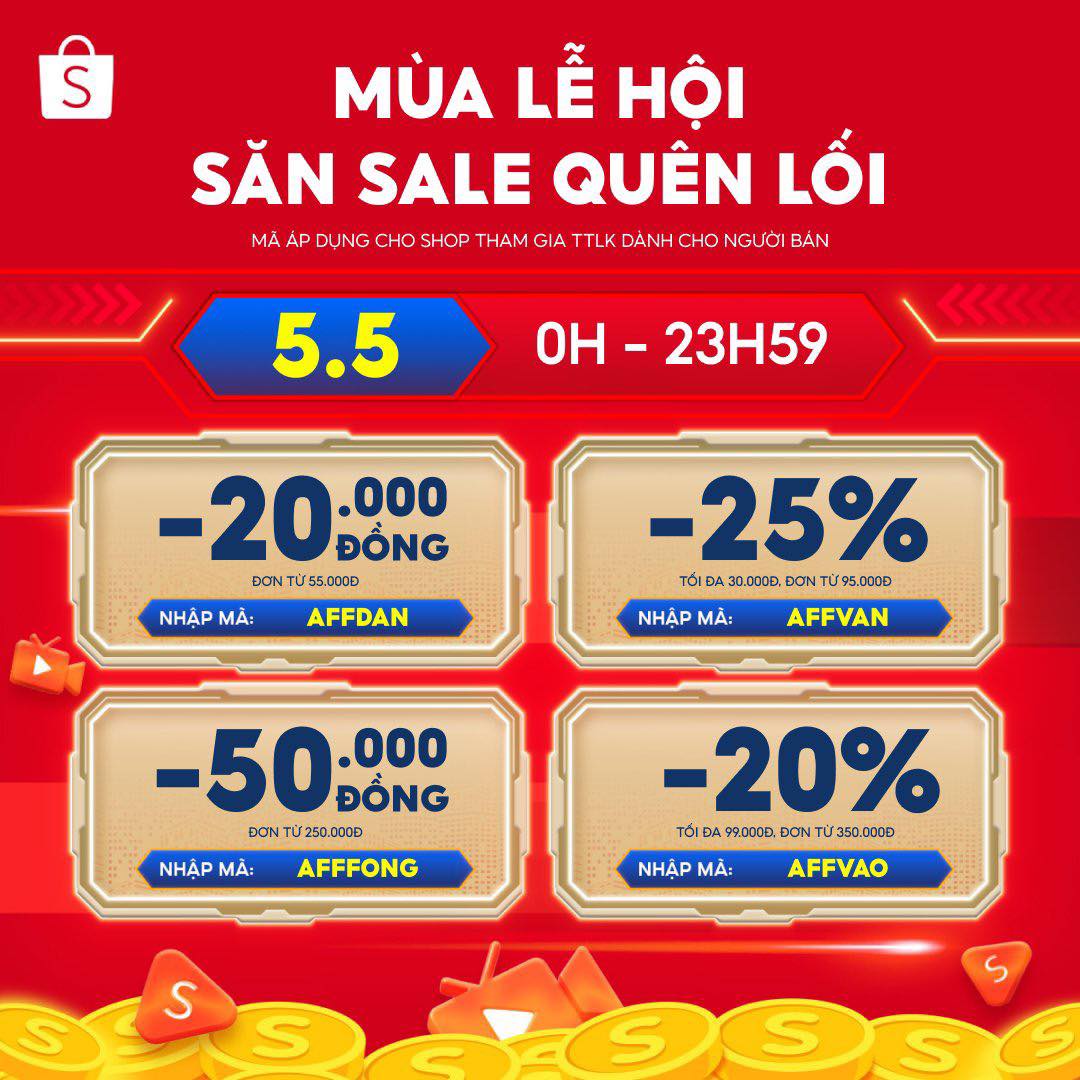 [🆕🇻🇳] Shop Mẹ Gấu  – Chuyên cung cấp sỉ, lẻ các mẫu quần áo trẻ em dễ mặc, basic, chất lượng cao, giá tốt 🧑‍🧒❤️️👶⭐️ Hè về sale to – Voucher đầy kho
Duy nhất 5.5: shopee.vn/khanhhangxd85
Mã AFFDAN – Giảm 20K đơn từ 55K
Mã AFFVAN – Giảm 25% tối đa 30K đơn từ 95K
Mã AFFF , shares-0✔️ , likes-0❤️️ , date-2024-05-05 02:51:43🇻🇳🇻🇳🇻🇳📰🆕