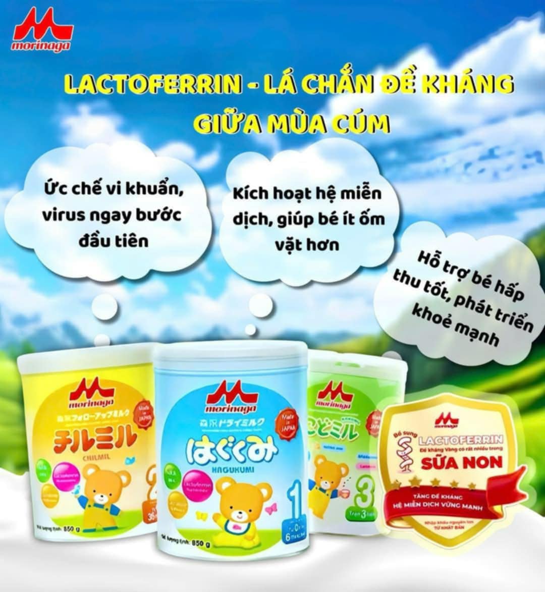 [🆕🇻🇳] Shop mẹ và bé Bảo Châu – chuyên cung cấp sản phẩm tốt nhất cho mẹ và bé 🧑‍🧒❤️️👶⭐️  MORINAGA – “LÁ CHẮN” BẢO VỆ BÉ GIỮA TÂM BÃO DỊCH CÚM!
Mùa cúm hoành hành, trẻ nhỏ dễ mắc bệnh khiến mẹ lo lắng? Morinaga với Lactoferrin – kháng thể vàng  , shares-0✔️ , likes-0❤️️ , date-2025-03-02 03:21:52🇻🇳🇻🇳🇻🇳📰🆕