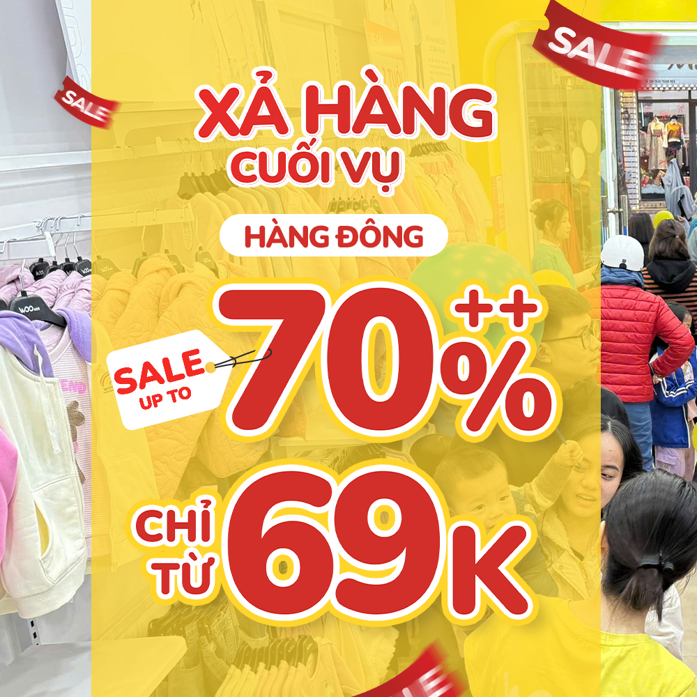 [🆕🇻🇳]  Woo Kids – 93 Hàng Tiện – TP Nam Định – Cửa hàng quần áo 🧑‍🧒❤️️👶⭐️ NÓNG QUÁ WOO KIDS ƠI  CUỐI VỤ XẢ CHẠM ĐÁYNgay lúc này tại Woo Kids, ba mẹ đang nô nức tới sắm đồ cho con. Ai cũng tranh thủ săn đồ đông cuối vụ với mức , shares-1✔️ , likes-2❤️️ , date-2025-03-11 22:00:02🇻🇳🇻🇳🇻🇳📰🆕