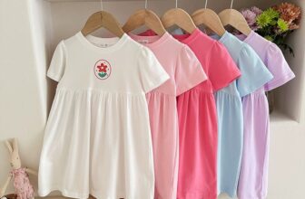 [🆕🇻🇳]  Cơm Tấm – Chuyên các sản phẩm cho bé 🧑‍🧒❤️️👶⭐️ Ngon bổ rẻ thì về với đội hàng Quảng Châu nhé các mẹ ơi– Size: 90-140~9-27kg
– Hàng thun đẹp mê ly, mềm mại, mát lịm tim
– Dáng baby doll siêu dễ mặc
– M , shares-0✔️ , likes-0❤️️ , date-2025-03-11 06:12:31🇻🇳🇻🇳🇻🇳📰🆕