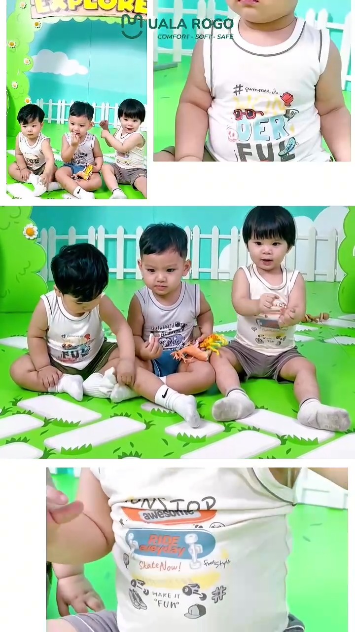 [🆕🇻🇳]  UalaRogo – Made in Vietnam – Thương hiệu thời trang phụ kiện cao cấp cho bé từ 0-4 tuổi 🧑‍🧒❤️️👶⭐️ Tựa như nhịp điệu cuồng nhiệt của mùa hè sôi động, bộ sát nách nhà UalaRogo hứa hẹn đem đến một luồng năng lượng tích cực cho thiên thần nhí. 
#UalaRogo  # , shares-0✔️ , likes-0❤️️ , date-2025-03-07 03:02:29🇻🇳🇻🇳🇻🇳📰🆕