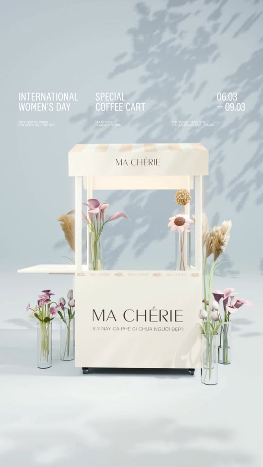 [???] Ma Chérie  ? Top1Fashion ?  COFFEE TẶNG NÀNG NHÂN NGÀY 8/3 

Ngày 8/3, Tặng nàng một tách cà phê giữa ngày bận rộn, một ánh nhìn dịu dàng dành cho bản thân trong gương để phụ nữ luôn  , shares-0✔️ , likes-9❤️️ , date-2025-03-08 16:23:09????????
