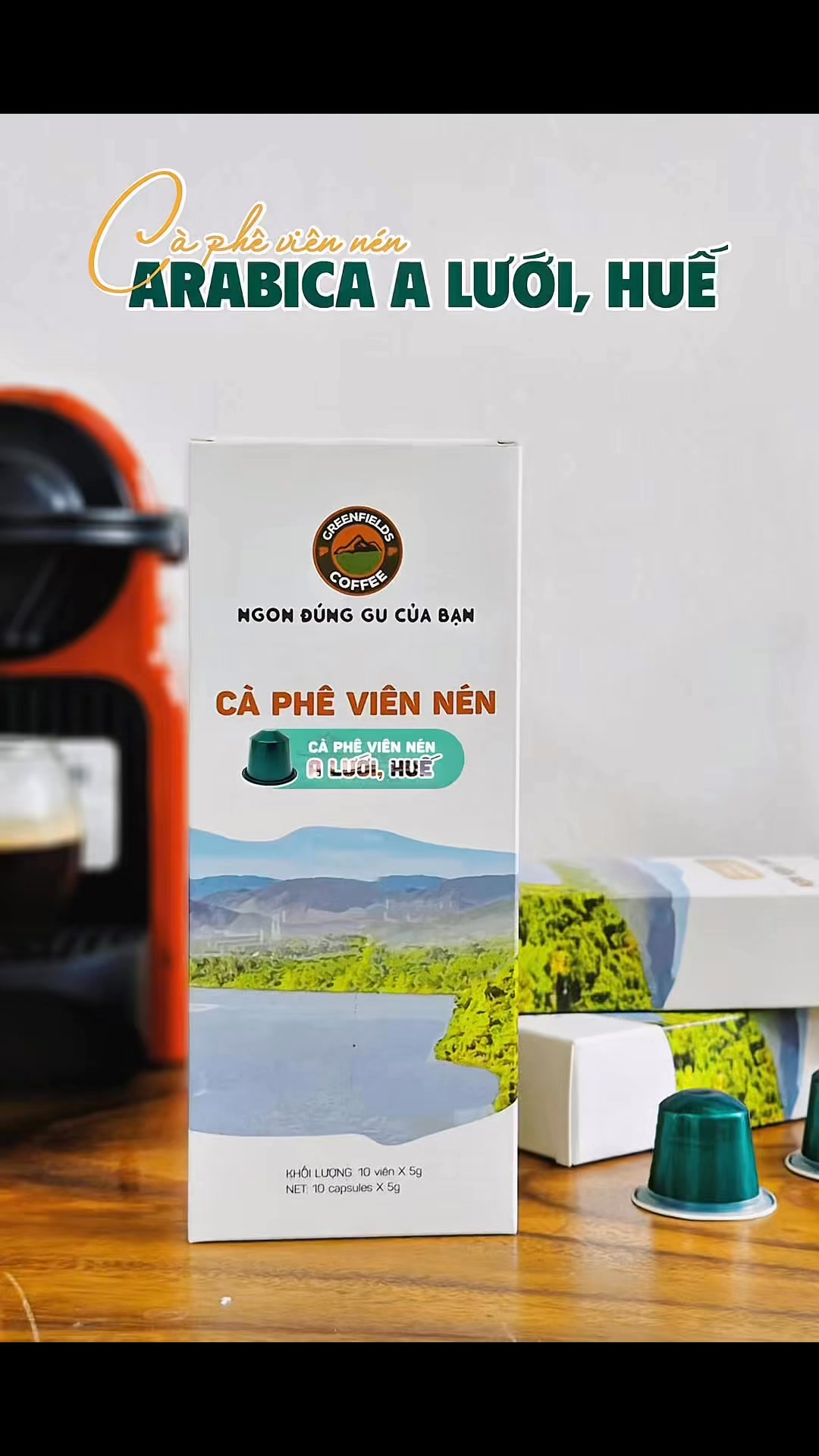 [☕️🇻🇳] Cà phê Đồng Xanh – Greenfields Coffee 🥤 Top1Coffee ☕️ Cà phê viên nén Arabica A Lưới cho ngày Huế nắng gắt. Cà phê Arabica A Lưới chế biến khô được GFC rang theo gu vừa với vị chua n , shares-0✔️ , likes-0❤️️ , date-2025-03-05 23:46:15🇻🇳🇻🇳🇻🇳📰🆕