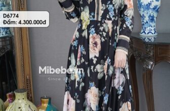 [🆕🇻🇳] Mibebe – Chuyên thời trang nữ nhập trực tiếp từ Hàn Quốc và Hong Kong 👕 Top1Fashion 👗  Cập bến form dáng đầm dài cổ sơ mi dành cho chị nào yêu thích 𝒑𝒉𝒐𝒏𝒈 𝒄𝒂́𝒄𝒉 𝒕𝒉𝒂𝒏𝒉 𝒍𝒊̣𝒄𝒉 𝒗𝒂̀ 𝒔𝒂𝒏𝒈 𝒕𝒓𝒐̣𝒏𝒈. Họa tiết hoa lá thu hút được đặt trên nền đen nhã nh , shares-0✔️ , likes-0❤️️ , date-2025-03-11 02:00:29🇻🇳🇻🇳🇻🇳📰🆕