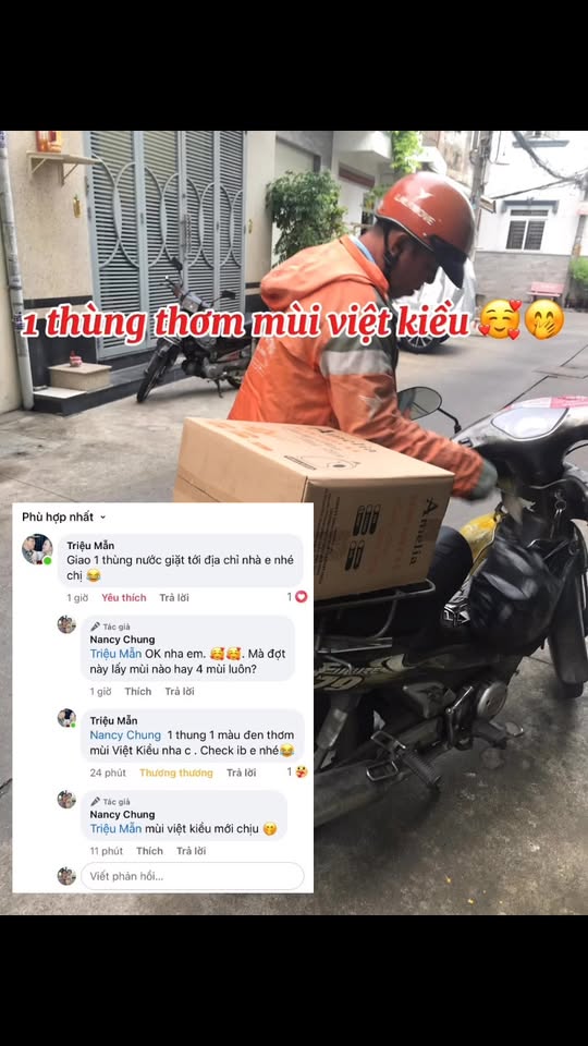 [🆕🇻🇳]  Thời trang trẻ em cao cấp- shop Yu Yu 🧑‍🧒❤️️👶⭐️ Khách em bảo ship cho 1 thùng nước giặt mùi kiểu Việt Kiều Mỹ  nha chị!! Amelia  Classic có tổng 4 màu cho mọi người thoải mái chọn mix màu tùy thích, nguy , shares-0✔️ , likes-3❤️️ , date-2025-03-12 22:16:54🇻🇳🇻🇳🇻🇳📰🆕