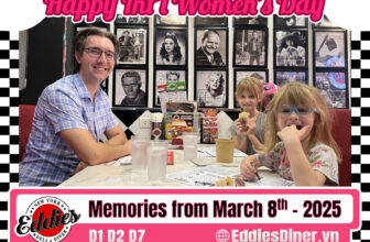 [🆕🇻🇳] Eddies D1 Diner – Eddie’s District 1 serves Authentically American Cuisine in our Original 1950’s Style Diner 🍔 Top1Food  🍜  Happening Now!
Happy International Women’s Day!We’re celebrating YOU today!  The first 100 female guests who dine in & spend 199k or more on food or d , shares-0✔️ , likes-5❤️️ , date-2025-03-08 17:33:56🇻🇳🇻🇳🇻🇳📰🆕