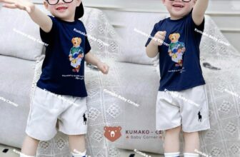 [🆕🇻🇳]  Kumako Baby Corner  🧑‍🧒❤️️👶⭐️ Đơn giản mà lại sangBộ Gấu Bear thêu ngựa Xanh Than Kem bé trai #minibebe
Áo cotton 4 chiều co giãn thấm hút thoải mái, quần vải kaki xuất mềm mịn thoá , shares-1✔️ , likes-4❤️️ , date-2025-03-15 04:45:30🇻🇳🇻🇳🇻🇳📰🆕