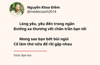 [🆕🇻🇳] Mê Đọc Sách – Trang sách mở ra, trời xa xích lại  📚 Top1Book 📖 BẠN THƠTặng Đồng Đức BốnBạn chừ đóng gạch nơi nao
Văn chương lấm láp, vêu vao mặt ngườiBất ngờ bạn đến thăm tôi
Gửi cho mấy tập, ôi trời, là thơ!Câ , shares-3✔️ , likes-52❤️️ , date-2025-03-11 18:04:03🇻🇳🇻🇳🇻🇳📰🆕📚