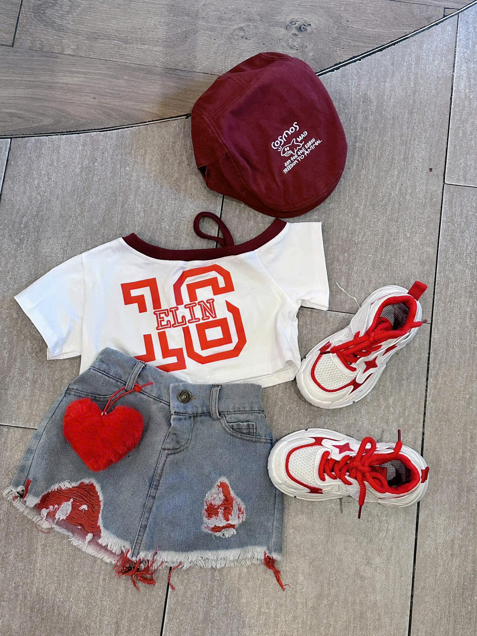 [🆕🇻🇳]  XOÀI BABY – Chuyên quần áo trẻ em Quảng Châu 🧑‍🧒❤️️👶⭐️ #Tặng kèm móc tim. Set áo + chân váy jean #139K
Bảng size tham khảo:
Size 80: 8-10kg
Size 90: 11-13kg
Size100:13-15kg
Size110: 16-18kg
Size120:19-21kg
Siz , shares-0✔️ , likes-4❤️️ , date-2025-03-14 18:17:33🇻🇳🇻🇳🇻🇳📰🆕