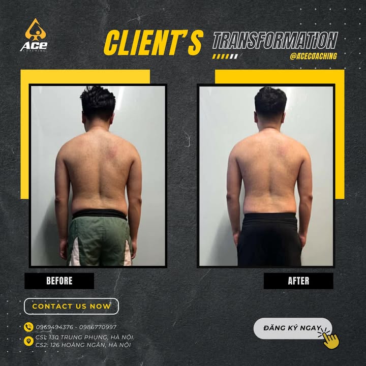 [💪🇻🇳] A.C.E Private Gym – dịch vụ huấn luyện cá nhân chất lượng cao 🏋️ Top1Gym 💪 – Chỉ 1 tháng: bodyfat từ 29% => 26% (~2.3kg mỡ), cân nặng vẫn giữ nguyên => tă …