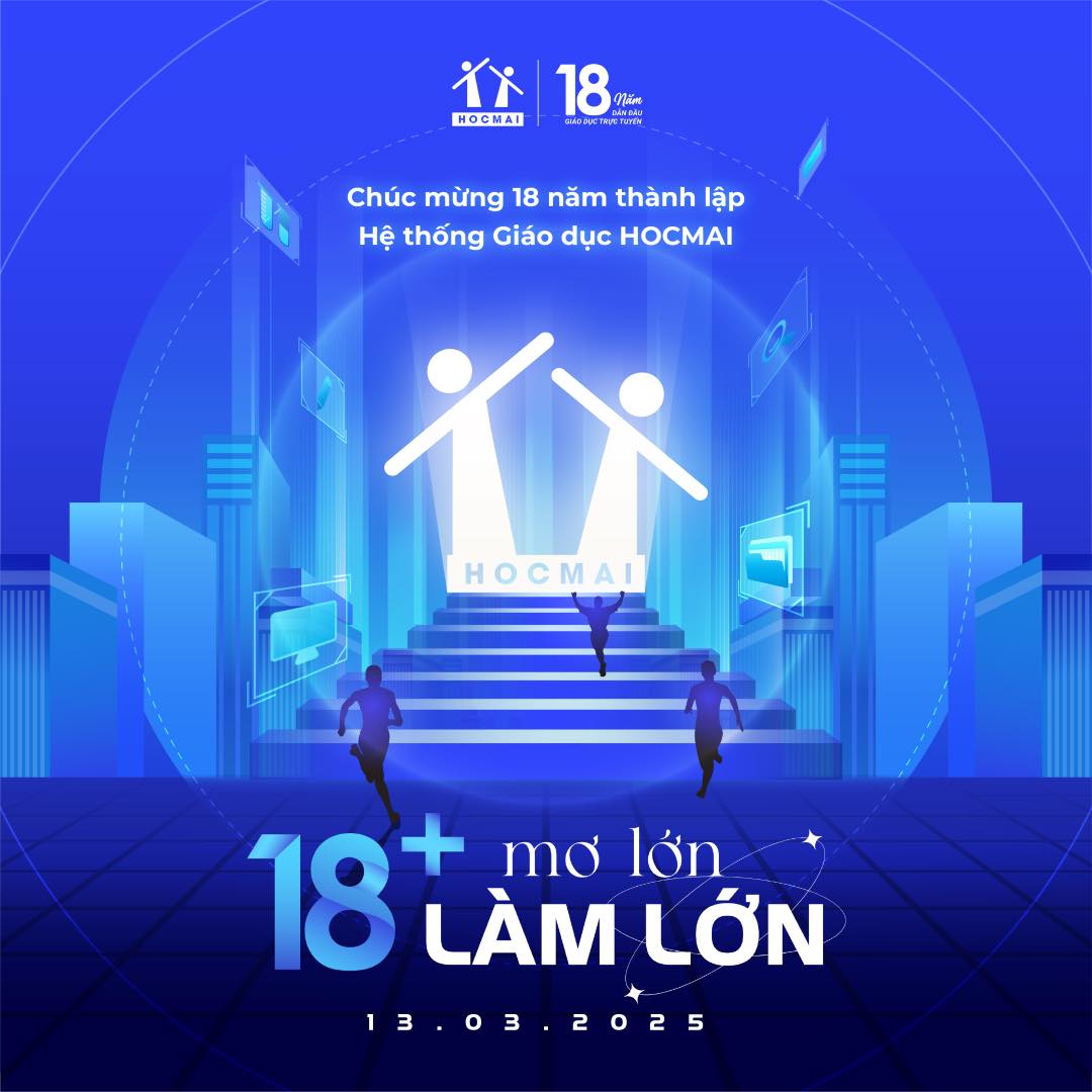 [🆕🇻🇳] Hocmai.vn Tiểu học 📚 Top1Learn 📕  Ngày 13.03.2025 chính thức đánh dấu kỷ niệm 18 năm HOCMAI đồng hành và mang đến môi trường học tập chủ động, tích cực cho hàng triệu học sinh mọi miền Tổ  , shares-0✔️ , likes-2❤️️ , date-2025-03-13 17:10:21🇻🇳🇻🇳🇻🇳📰🆕