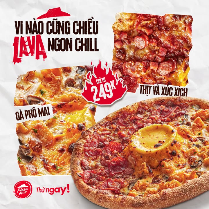 [🍕🇻🇳] Pizza Hut Việt Nam 🍕 Top1Pizza – no1Pizza 🥘 – 🔥 TỪ 249K để Vị Nào Cũng Chiều, Lava Ngon Chill 🍕🧀 Đỉnh ở đây là đ …