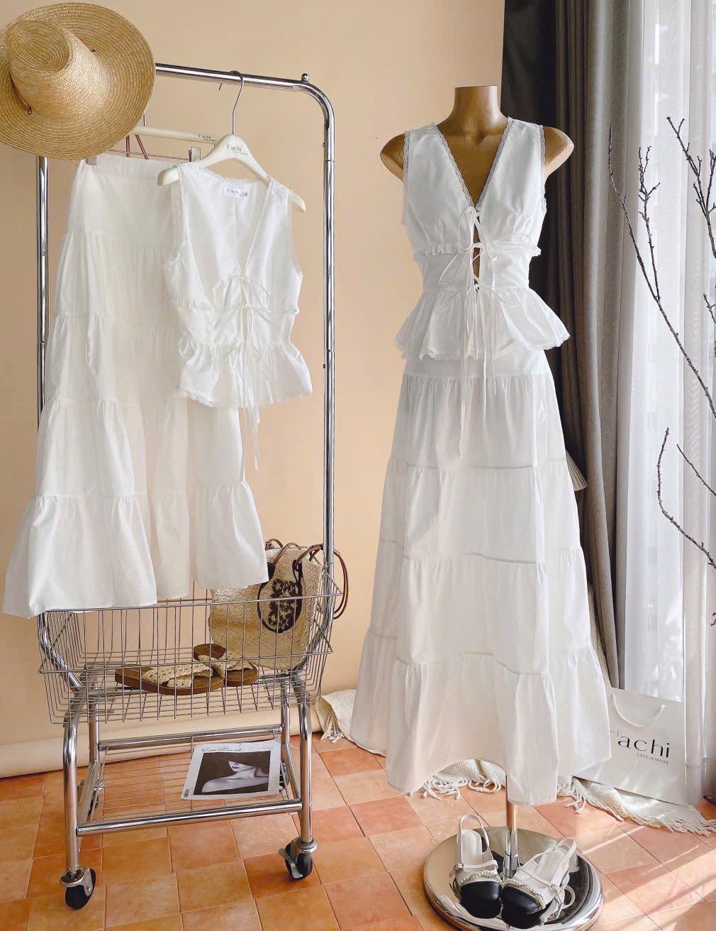 [🆕🇻🇳] 22.Ly Store – Thiết kế váy suông đẹp nhất 👕 Top1Fashion 👗  SET ÁO TRẮNG SN VIỀN REN CỘT THẮT NƠ + CV MIDI XOÈ
SIZE SM
, shares-0✔️ , likes-0❤️️ , date-2025-03-19 03:16:14🇻🇳🇻🇳🇻🇳📰🆕