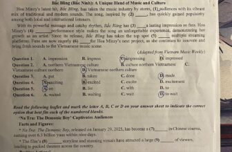 [🆕🇻🇳] Luyện Thi Tiếng Anh Cùng Cô Phạm Liễu 📚 Top1Learn 📕 [ĐOÁN ĐÚNG TRÚNG QUÀ]
ĐỀ THI GHK2 SỞ THANH HOÁ – TRƯỜNG THPT NGỌC LẶC (Mới thi)
Trong đề này có 3 bài đọc hiểu và 1 bài đọc điền cô Liễu soạn
Các em đoán  , shares-40✔️ , likes-212❤️️ , date-2025-03-18 22:13:19🇻🇳🇻🇳🇻🇳📰🆕