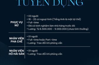 [🆕🇻🇳] Sông – Seafood & Grill – điểm hẹn lý tưởng dành cho bạn và những người thân yêu! 🍔 Top1Food  🍜  SÔNG – SEAFOOD & GRILL TUYỂN DỤNG | CƠ HỘI VIỆC LÀM HẤP DẪNBạn đang tìm kiếm một công việc trong môi trường chuyên nghiệp, năng động với mức thu nhập h , shares-7✔️ , likes-82❤️️ , date-2025-03-20 21:57:09🇻🇳🇻🇳🇻🇳📰🆕