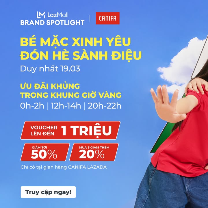 [👗🇻🇳] Canifa – Khoác lên niềm vui gia đình Việt 👕 Top1Fashion 👗 – 🌸 CANIFA x LAZADA: BÉ MẶC XINH YÊU – ĐÓN HÈ SÀNH ĐIỆU 🌸

🔥 DUY NHẤT 19.03  …