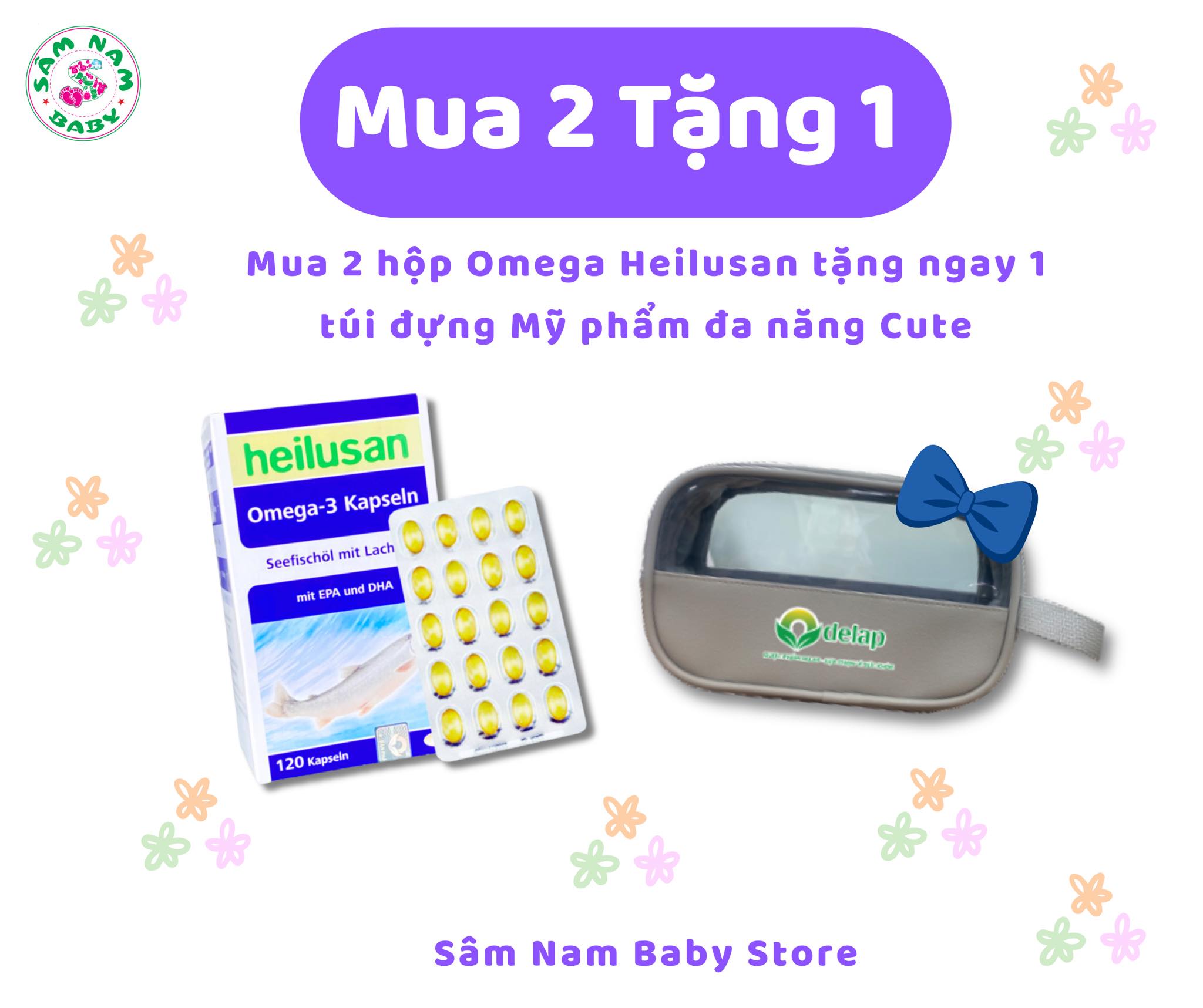 [🆕🇻🇳]  Sâm Nam Baby – Hệ Thống Mẹ Bầu và Em Bé Sâm Nam Baby thành lập năm 2013 🧑‍🧒❤️️👶⭐️  2 Hộp Omega Heilusan tặng ngay 1 túi đựng Mỹ phẩm đa năng cao cấp ạ
Ngày 2 viên Su Sa Sâm Nam ko quên ngày nào là có thật ạ . Và cả gia đình em đều bổ su , shares-0✔️ , likes-1❤️️ , date-2025-03-22 02:52:02🇻🇳🇻🇳🇻🇳📰🆕