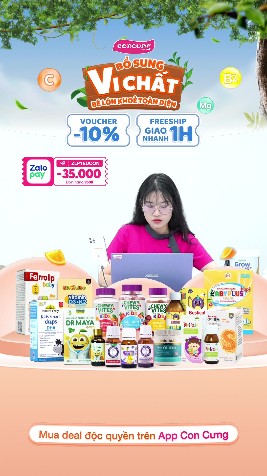 [👶🇻🇳] Con Cưng – Mang đến những sản phẩm tốt nhất cho trẻ em Việt Nam 😎❤️️⭐️ – [19/3] LIVESTREAM SĂN DEAL HỜI VITAMIN CHO MẸ VÀ BÉXem ngay tại: :
https://concung.vn/xe …