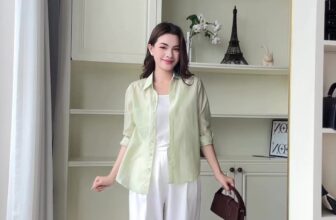 [???] Thời trang Đan Châu  ? Top1Fashion ?  Gợi ý đến nàng chiếc outfit đầy trẻ trung và xinh đẹp, với sự kết hợp giữa áo sơ mi và quần tây ôm dáng, nàng sẽ luôn tự tin và thoải mái suốt cả ngày dài# , shares-0✔️ , likes-0❤️️ , date-2025-03-19 03:26:55????????
