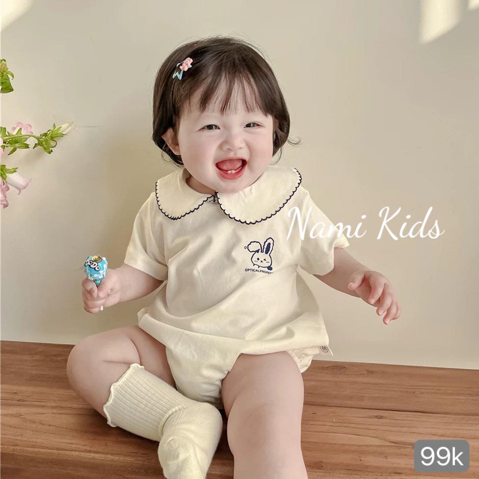 [🆕🇻🇳]  Nami Kids – Ở đây có đồ em bé dễ thương lắm nè 🧑‍🧒❤️️👶⭐️  Chiếc body xinh xẻo, cổ bèo viền ren khá là sanggg
Only #99k size cho bé 4 – 12kg ạ
, shares-0✔️ , likes-5❤️️ , date-2025-03-21 17:37:20🇻🇳🇻🇳🇻🇳📰🆕